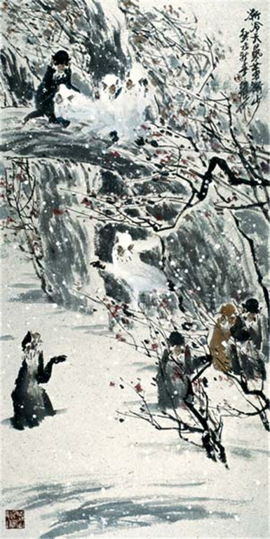 徐培晨写意猴作品
